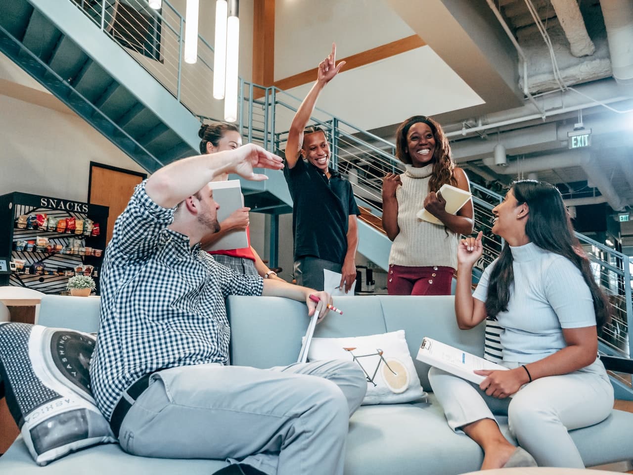 A group of business people